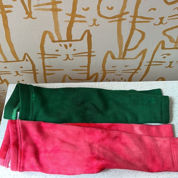 Baby Gap Toddler Cozy Fleece Leggings 12-18 months RED - Picture 4 of 5